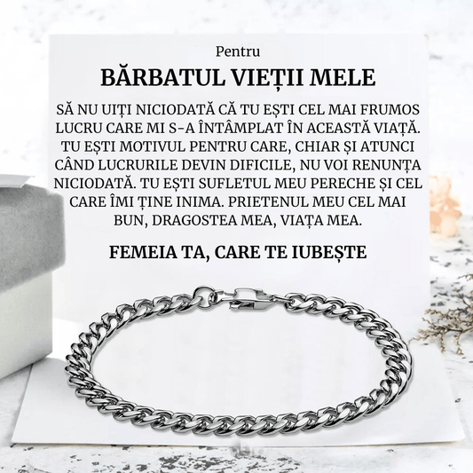 Cadou Barbatul Vietii - Bratara Eternity