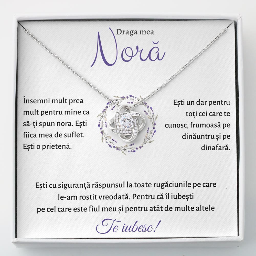 Cadou Nora - Colier Love Knot