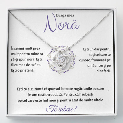 Cadou Nora - Colier Love Knot