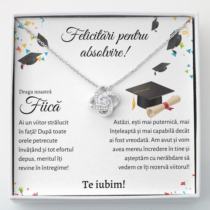 Cadou Absolvire Fiica - Colier Love Knot