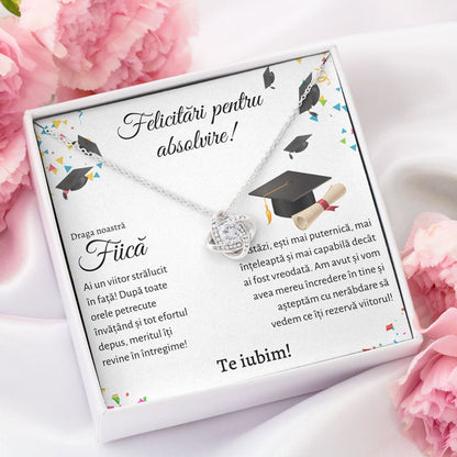 Cadou Absolvire Fiica - Colier Love Knot