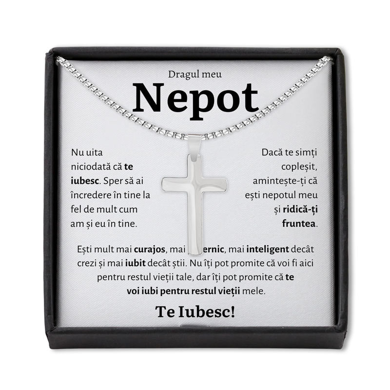 Cadou Nepot - Colier Cruce Fruntea