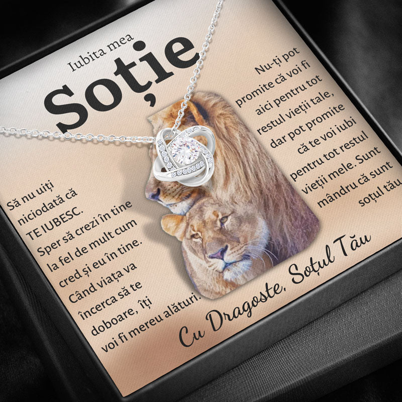 Cadou Sotie - Colier Love Knot Lei