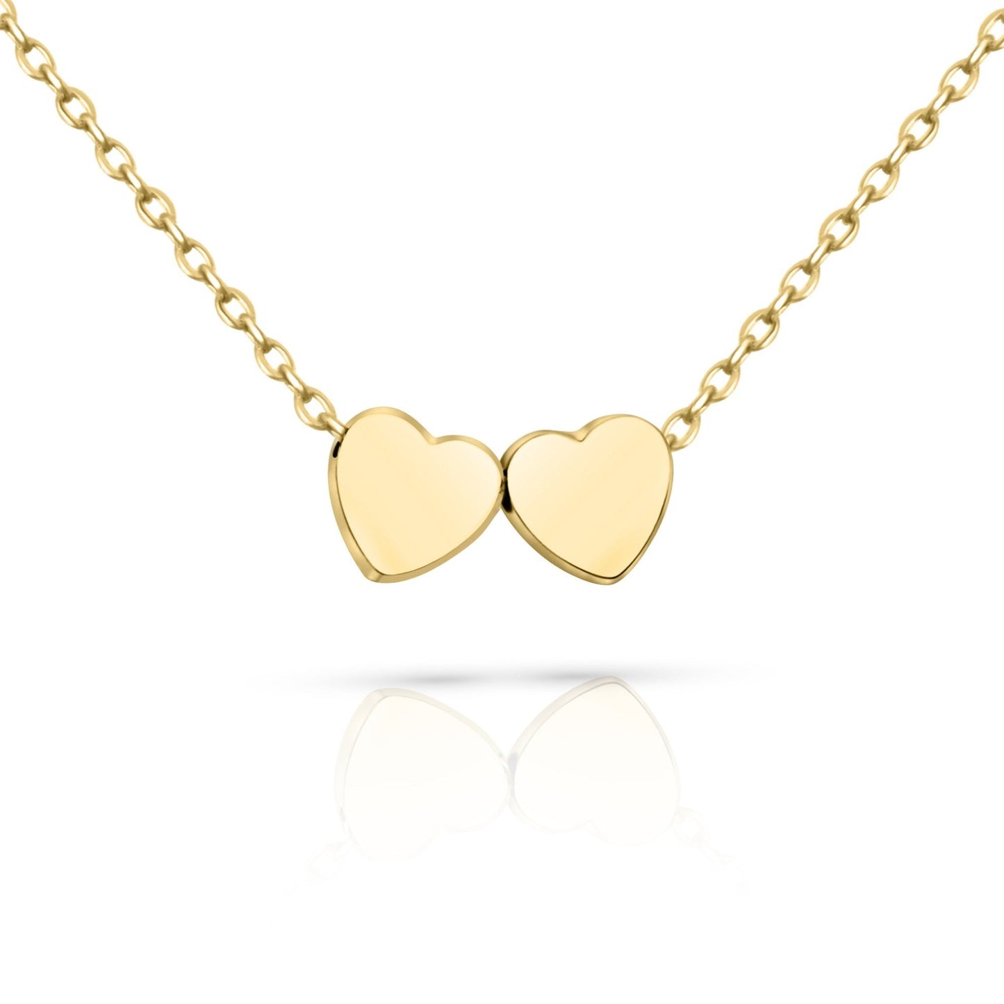 Cadou Absolvire Fete - Colier Gold Hearts Mandri
