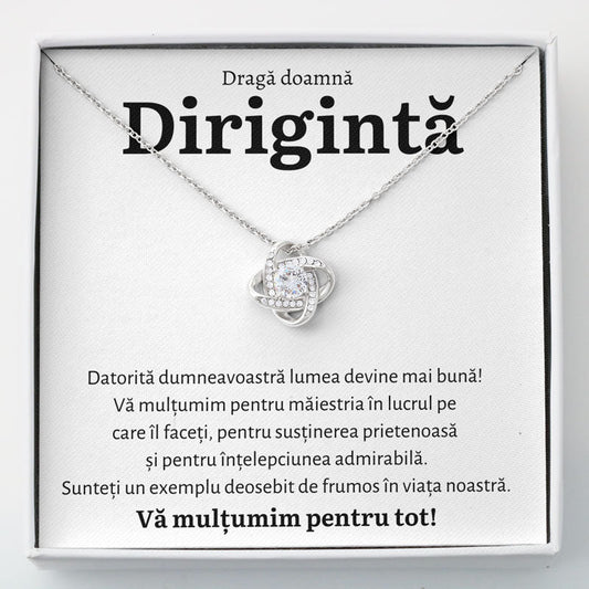 Cadou Diriginta - Colier Love Knot