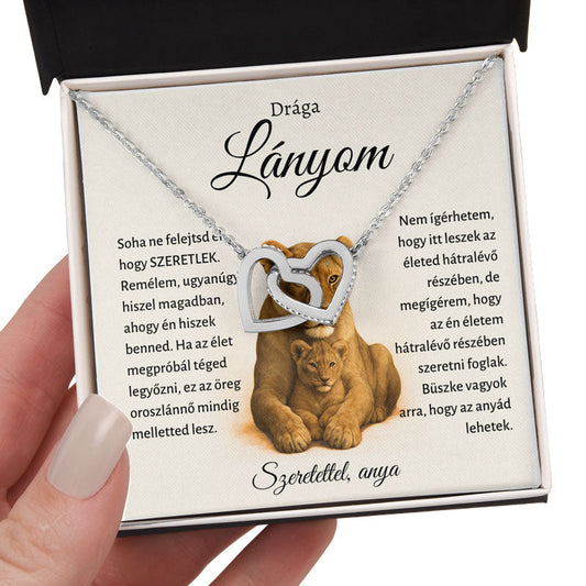 10i A lányomnak - Nyaklánc szívekkel Anya