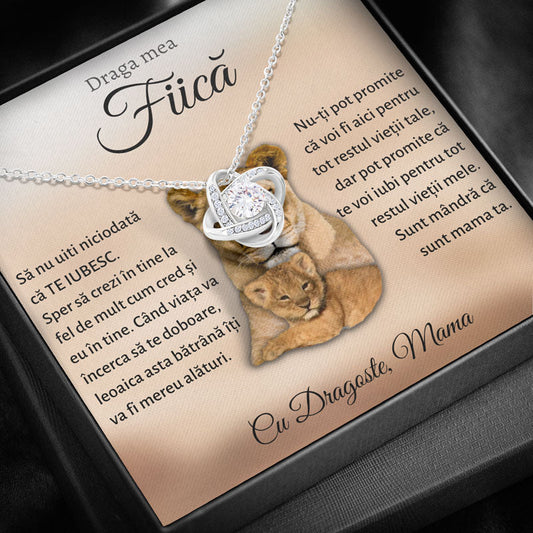 Cadou Fiica - Colier Love Knot Lei Mama