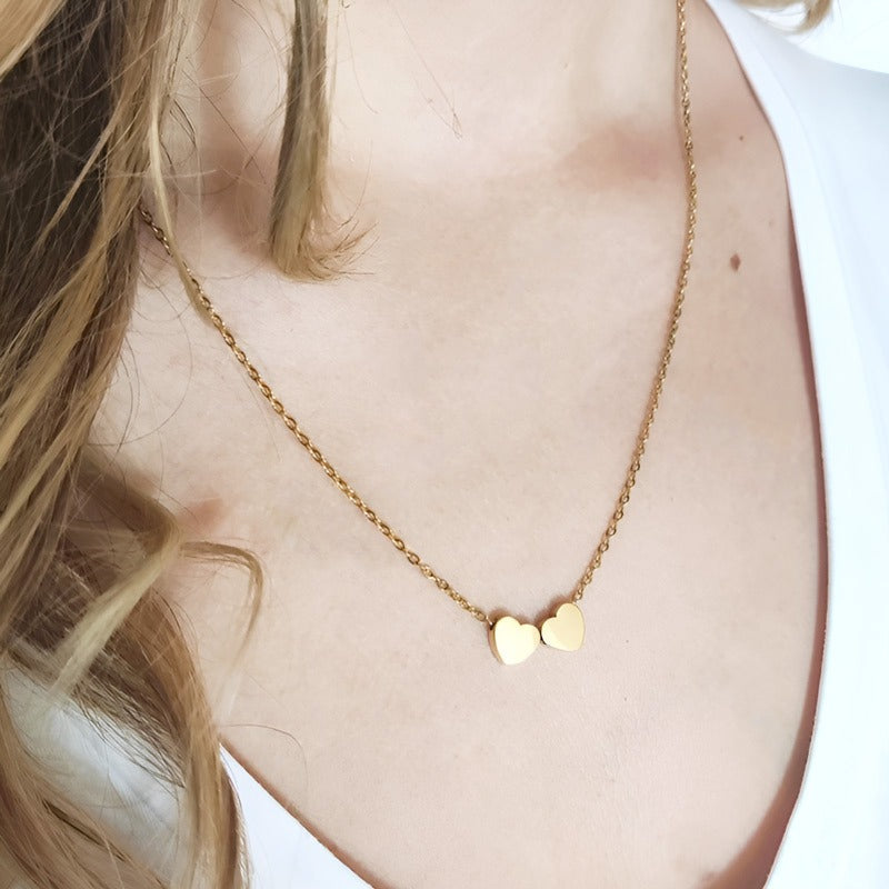 Cadou Absolvire Fete - Colier Gold Hearts Mandri