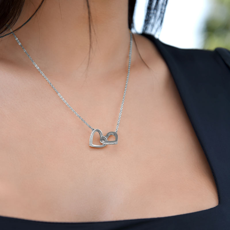 10i A lányomnak - Nyaklánc szívekkel Anya