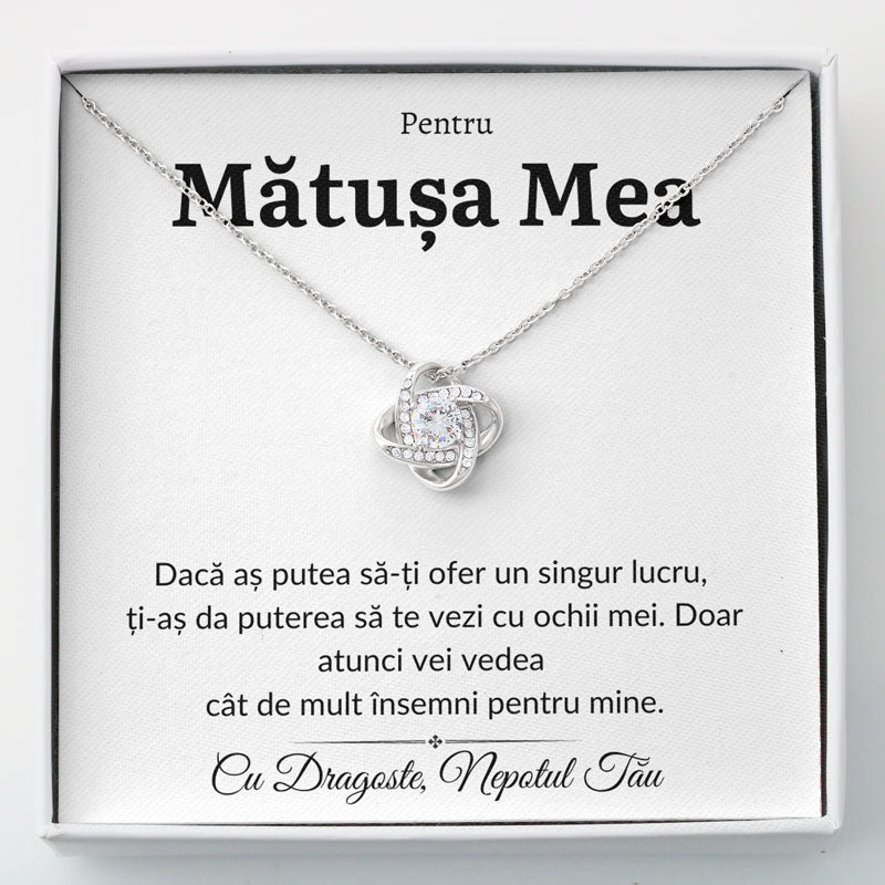 Cadou Matusa - Colier Love Knot Nepot II