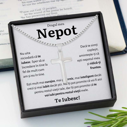 Cadou Nepot - Colier Cruce Fruntea