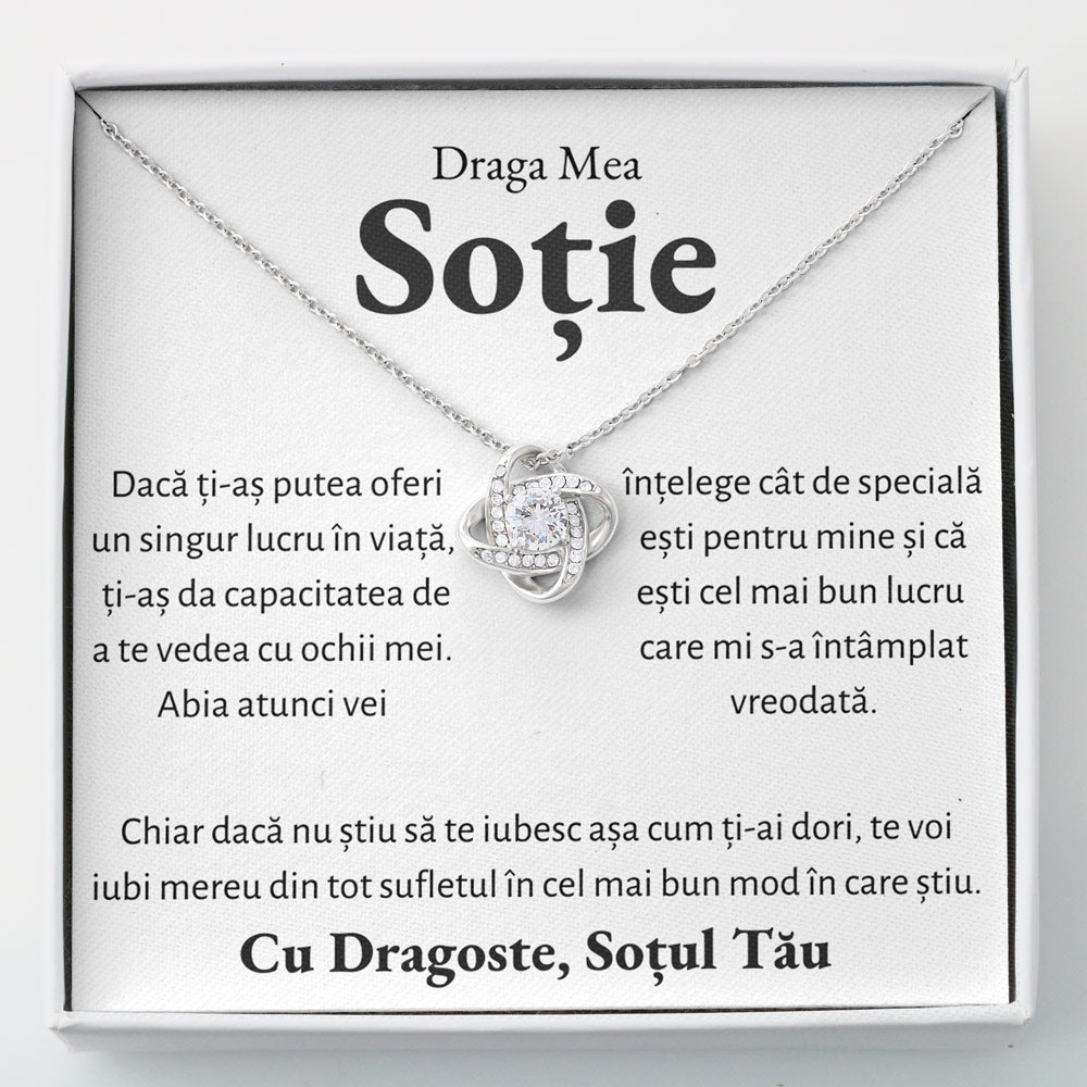 Cadou Sotie - Colier Love Knot Mereu