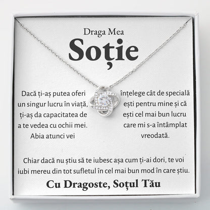 Cadou Sotie - Colier Love Knot Mereu