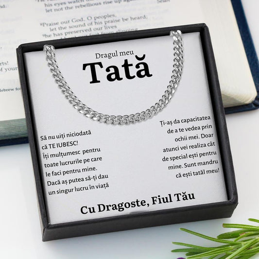 Cadou Tata - Colier Eternal Fiu Mandru